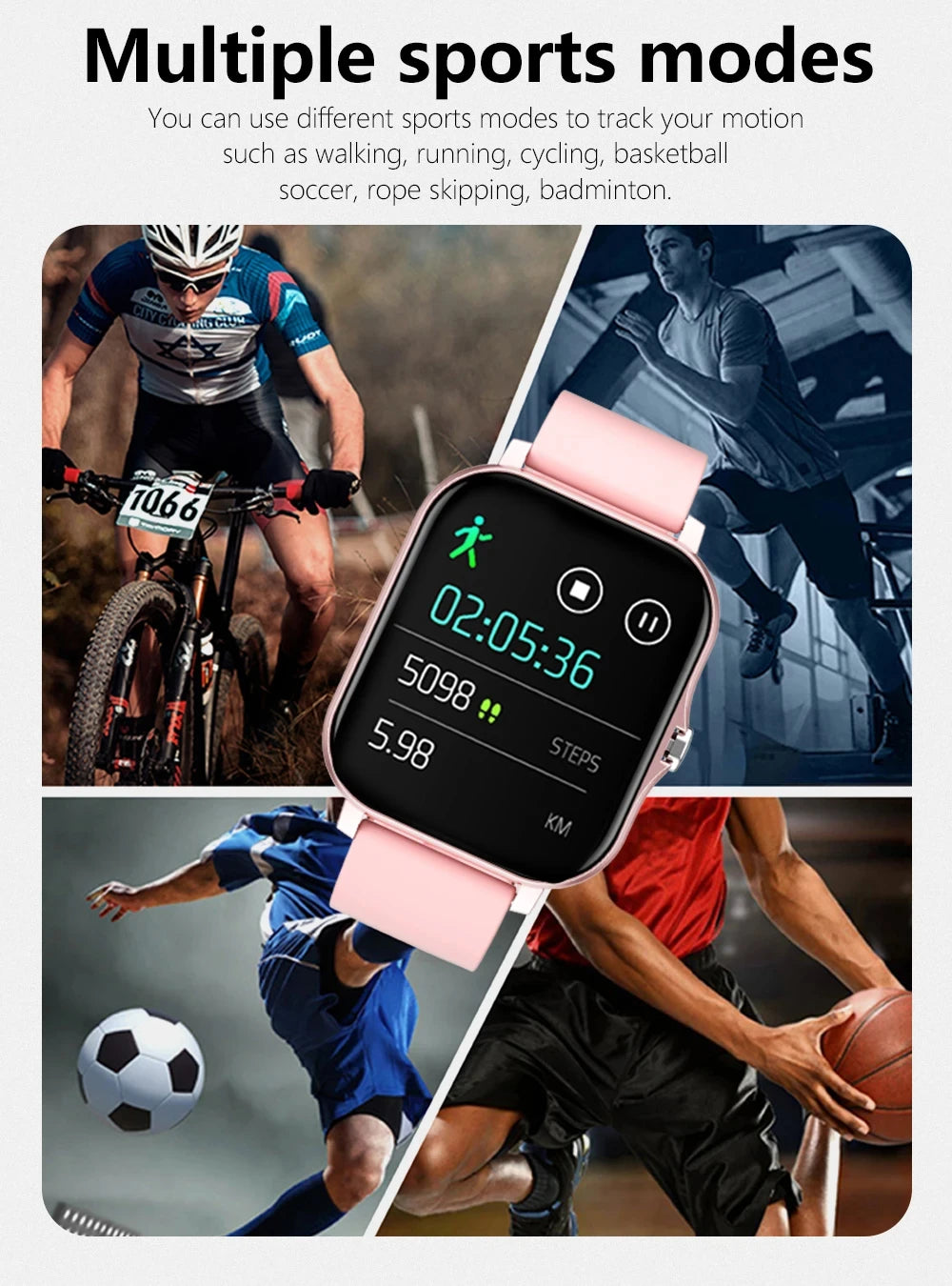 2025New Upgrad Smart Watch For Men Women 1.83Inch Full Touch Display BT Call Sports Monitoring SmartWatch For Android&IOS Phone