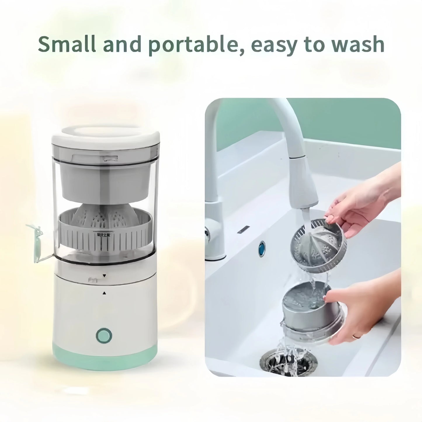 Portable Electric Juicer Juice Lemon Squeezer USB Charging Kitchen Fruit Small Juicer Blender Fresh Separator Press Machine