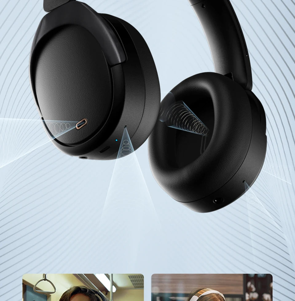 Edifier WH950NB Active Noise Cancelling Wireless Headphones Hi-Res Wireless Audio Dual Device Connection Bluetooth 5.3 Headset