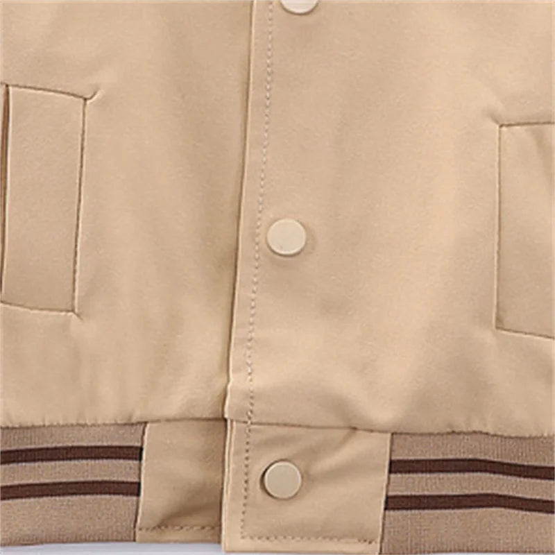 Boys Baseball Clothing Sets Kids Casual Sportwear Suit Girls Coats+Pants 2Pcs Spring Autumn Baby Thin Tracksuit Outfits 1-4 Year