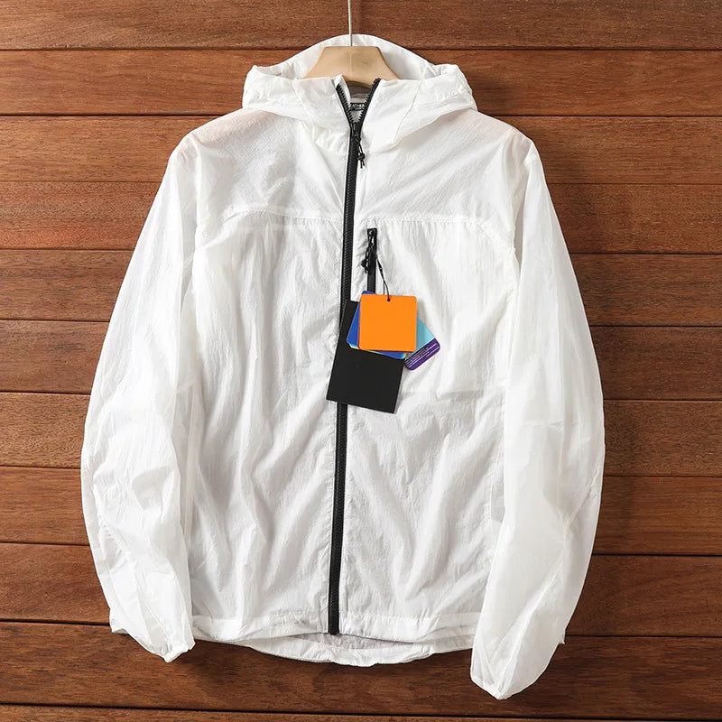 Ultrathin Fishing Jacket Tops Hiking Wearing Good Quality Summer Jackets Men Coats Male Sunscreen Windbreaker Traveling Clothing