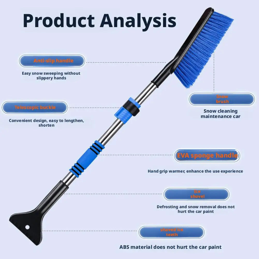 Snow Ice Scraper Snow Brush Shovel Removal Brush Car Vehicle for the Car Windshield Cleaning Scraping Tool Winter Tool