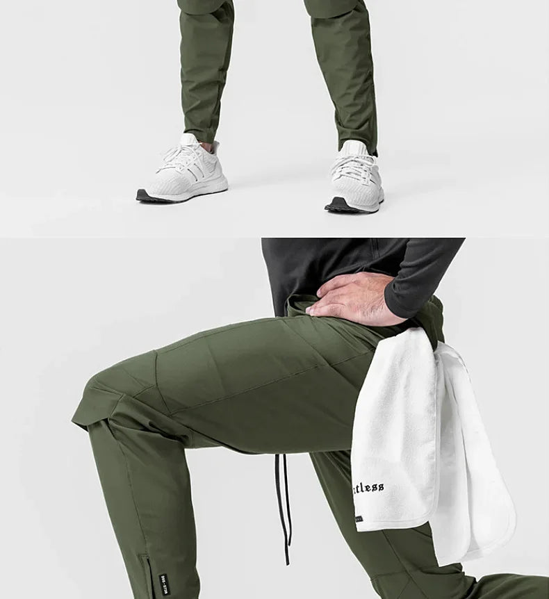 Men's Joggers Pants Quick Dry Running Sweatpants Gym Fitness Outdoor Hip Hop Casual Track Trousers Training Workout Sportswear
