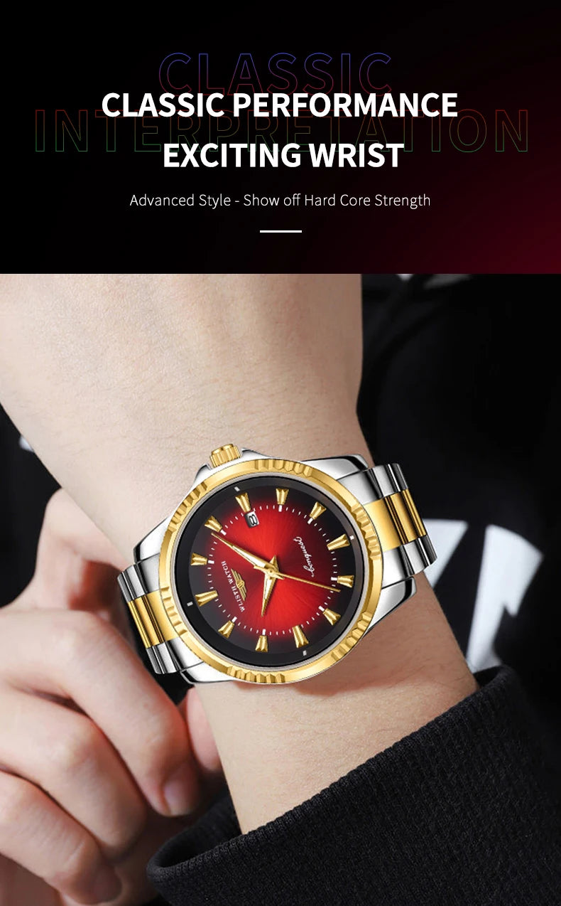 High end business men's quartz watch, fashionable and versatile watch, Valentine's Day gift for boyfriend