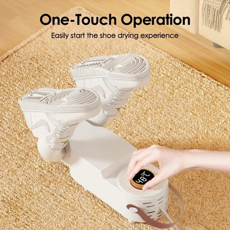 Intelligent Timer Shoe Dryer Adjustable Dryer Quick Drying Deodorizing Sterilizing Shoe Dryer Household Shoe Warmer Heater