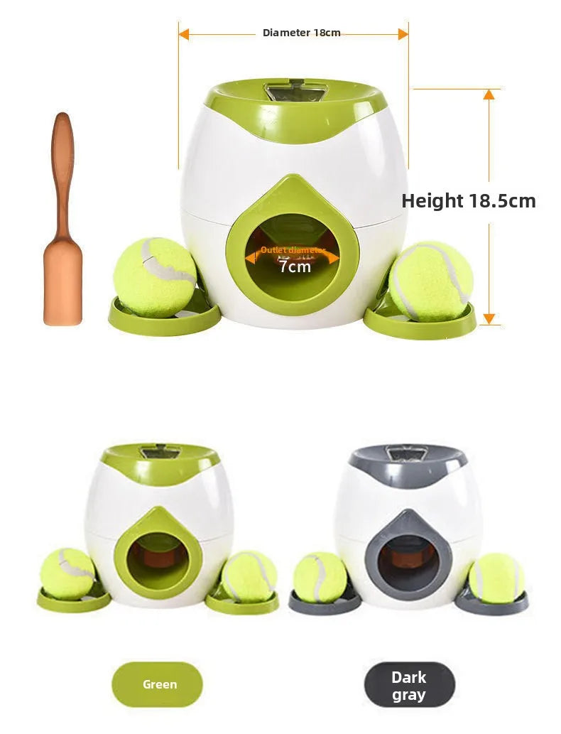 Automatic Ball Launcher for Dogs Mental Stimulation Interactive Training Dog Toys Indoor Outdoor Ball Thrower Machine Pet Toys