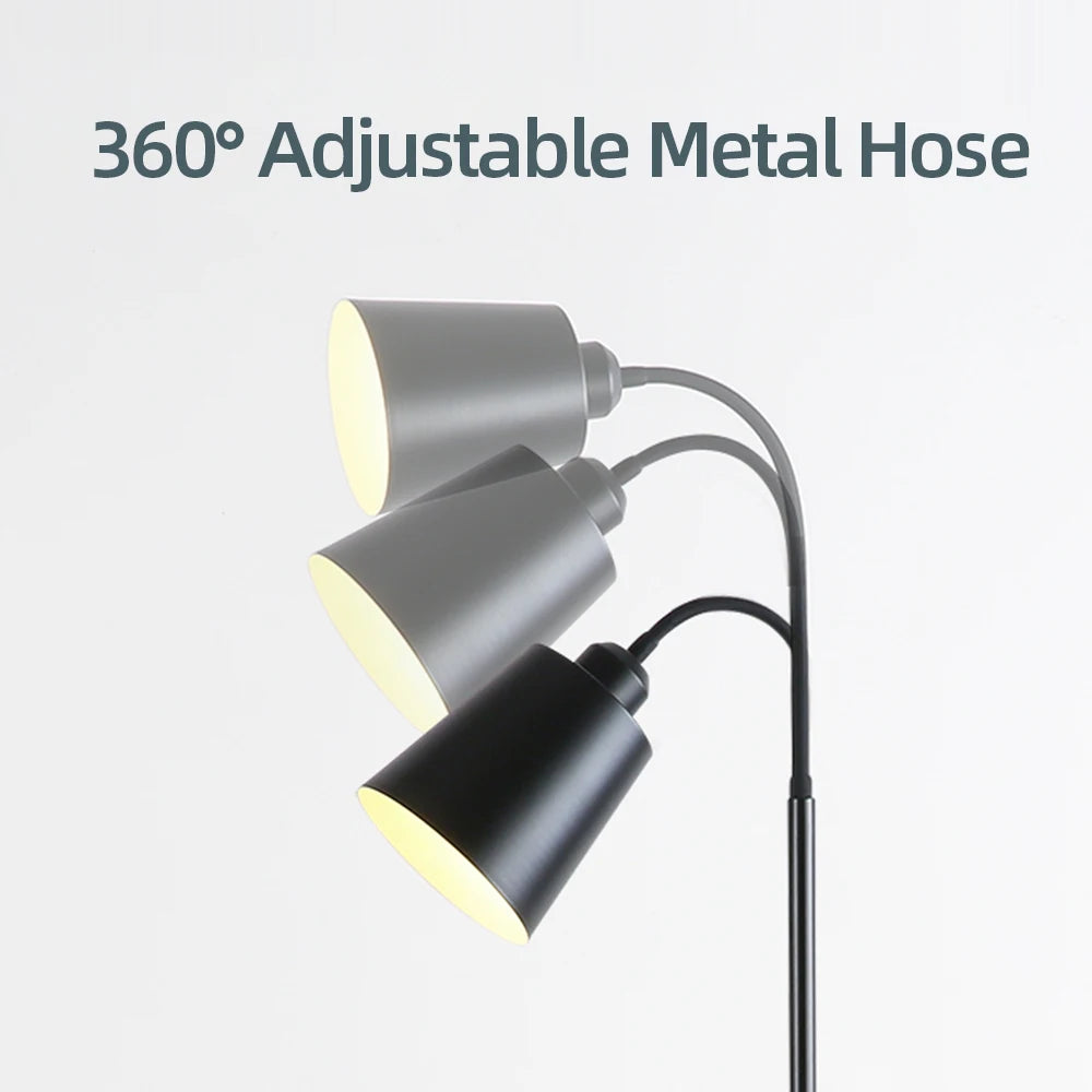 Modern Floor Lamp Adjustable Gooseneck Led Sofa Floor Lights Living Room Bedroom Study Indoor Decoration Standing Floor Lamp