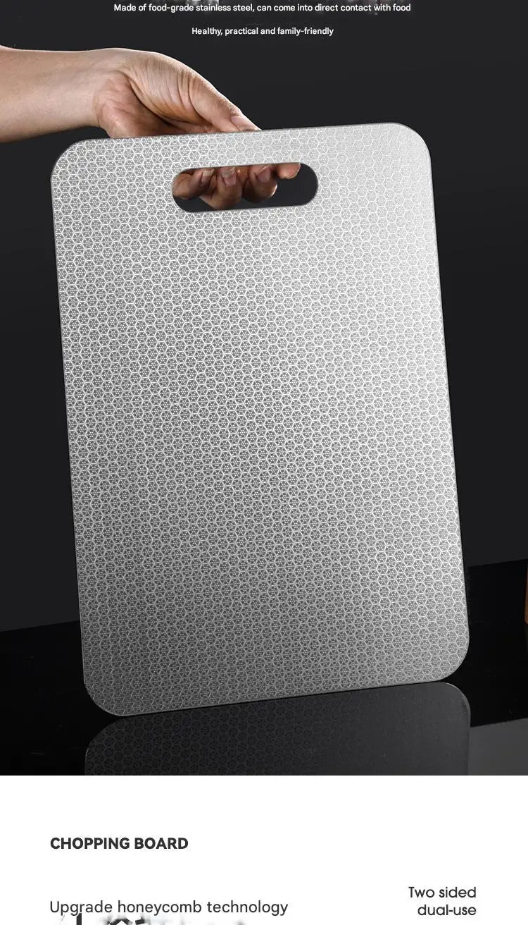 316 Stainless Steel Beehive Double-sided Thickened Cutting Board Antibacterial Mildew-proof Kneading Dough Board Cutting Board