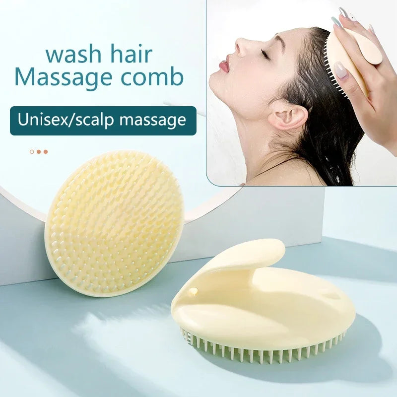 NEW Comb  Brush Scalp Meridian Unblocking Hair Washing Head Hair Cleaning Massage Comb