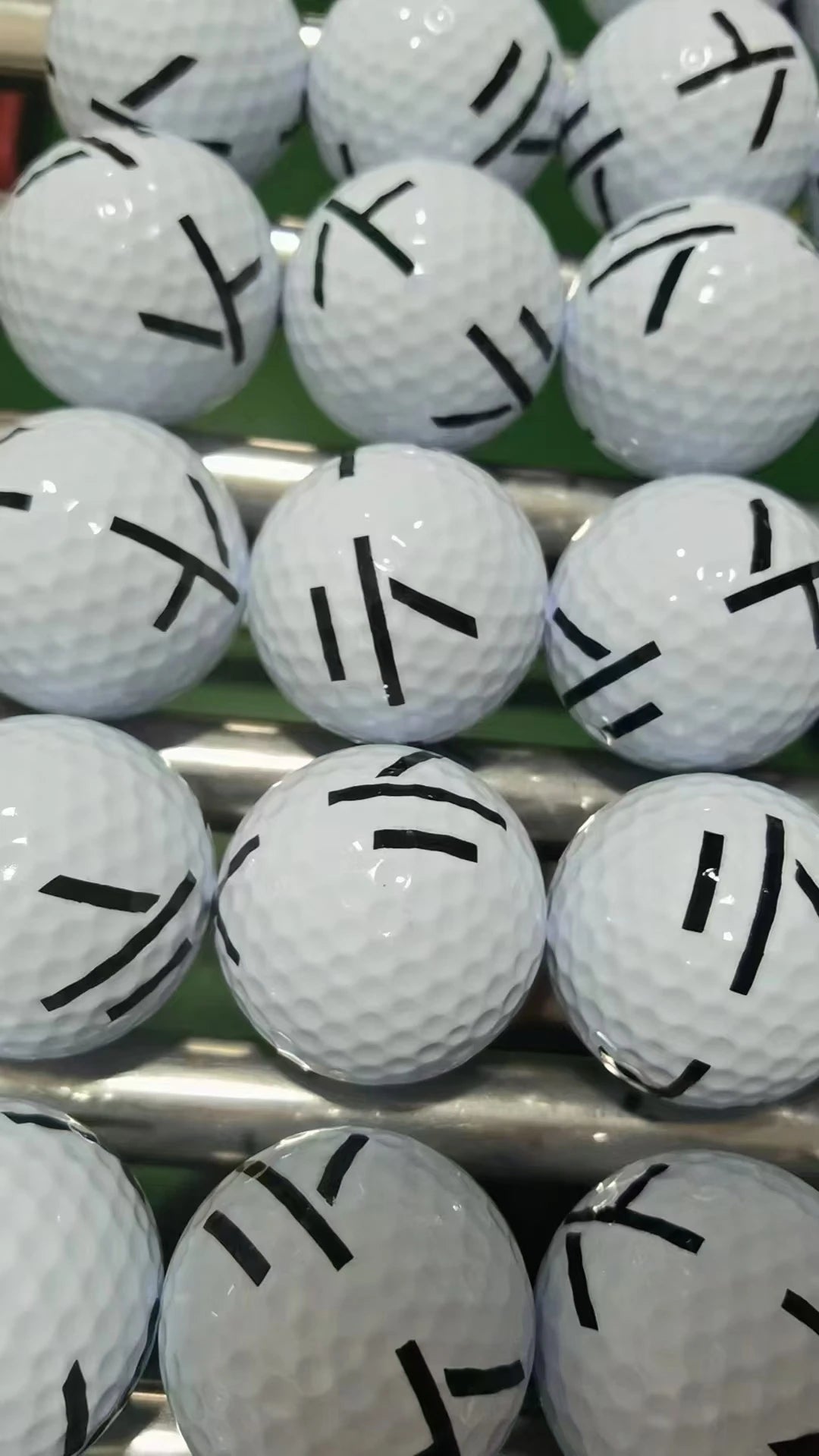 KGOLF Golf Simulator Special Ball Bla Dot Golf Ball Profional Distance Double Layer Structure Sports Fitn Fans Supplies