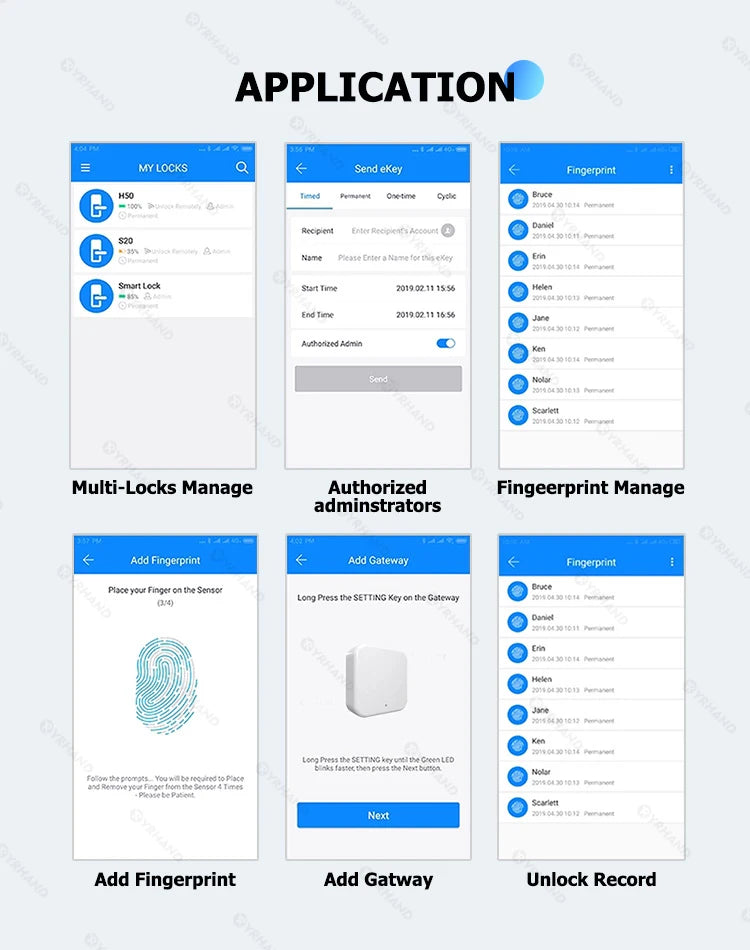TTlock Smartkey Lock Box Home Key Wireless Smartlock Box Electronic Key Box App Digital Code Bluetooth Key Safe padlock for Host