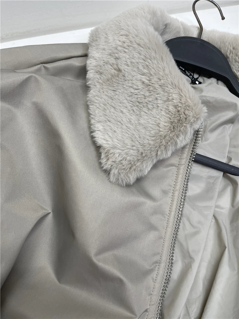 8281/657 Winter fur  collar for men's thick cottont jacket 8281657 winter jacket  coats