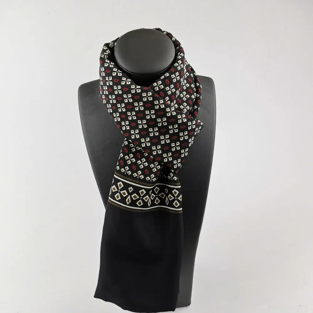 Fashion Double Layer Peach Skin Scarf Keep Warm Autumn Winter Plaid Scarf Man Luxury Brand Designer Shawl Wrap