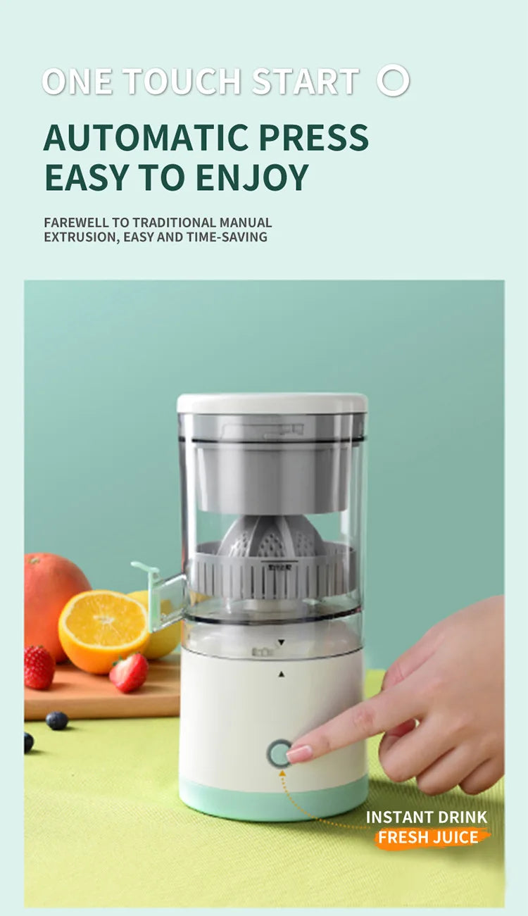 Portable Electric Juicer Juice Lemon Squeezer USB Charging Kitchen Fruit Small Juicer Blender Fresh Separator Press Machine