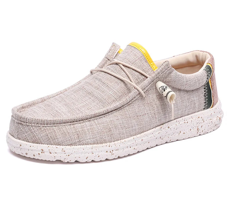 Summer Breathable Men Canvas Shoes Canvass Dude Shoes 2023 Casual Light Big Size 48 49 50 Dropshipping
