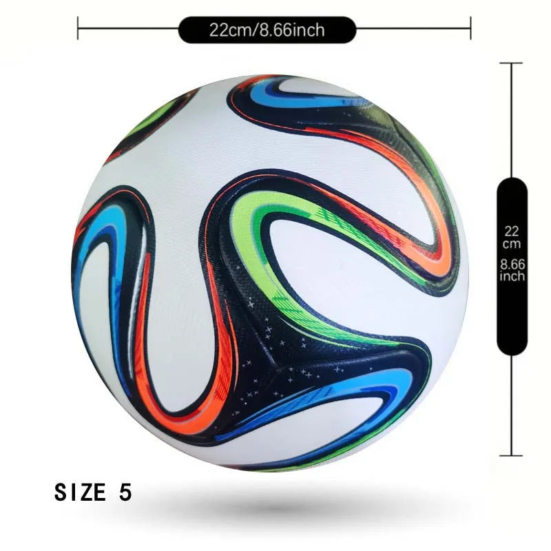 Football for Men and Women 2014 Match Size 5 Pu Adult Futebol Outdoor Sports Training Ball Professional Thickened Team Soccer