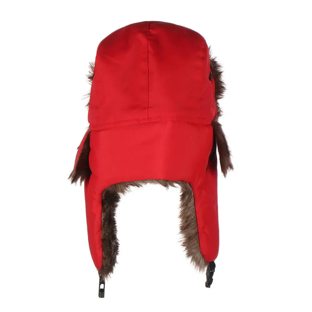 Warm Trapper Earflap Winter Cap Russian Ushanka Ski Hat Winter Hats