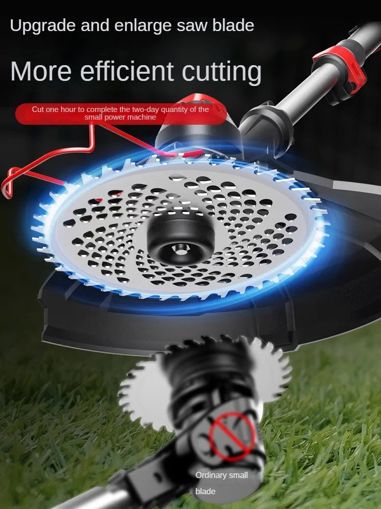 Portable Electric Lawn Mower with Lithium Battery for Home Use and Farming Grass Trimming