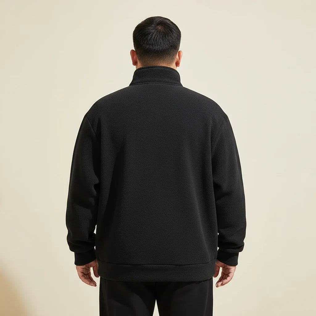 Plus Size Men's Sweatshirts 1XL-7XL Loose Fit Pullover Spring Autumn Casual Long Sleeve Stand Collar Zipper Top Streetwear 185KG