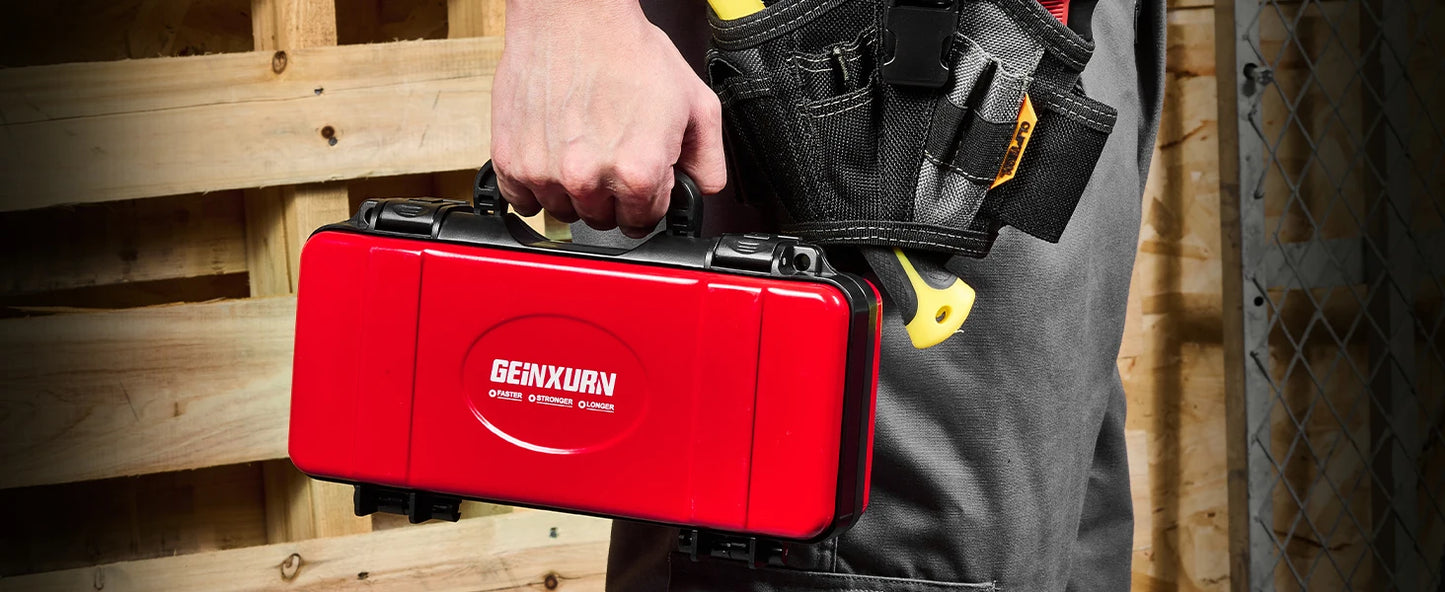 Geinxurn 42Pcs Tools Set Packaged with Rachet Screwdriver  Handle, s2  Screwdriver Bits and Hold Bit for Home Repairs DIY