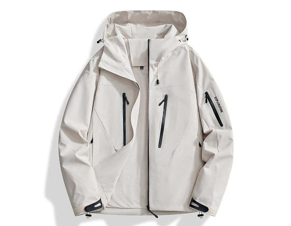 Spring Autumn Men's Climbing Waterproof Jackets Outdoor Men Hiking Rain Coats Men Sports Breathable Windbreaker Jacket Clothing