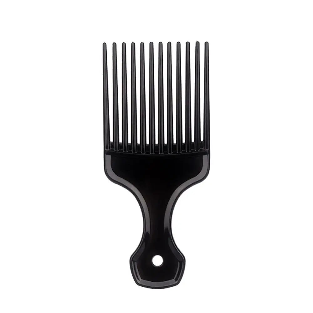 Hair Styling Tools Plastic Fork Hairbrush Black Wide Teeth Insert Hair Combs Professional Anti-Static Pick Comb Women/Men