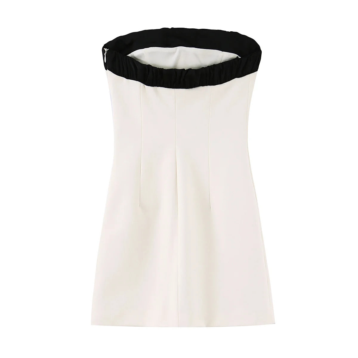 Women Strapless Mini Dress With Bow Fashion Off Shoulder Straight Neck Slim Club Party Clothing Female Sexy Dress 2026 New