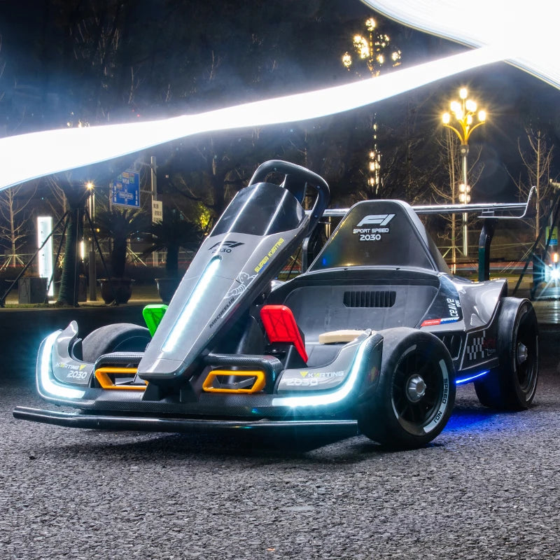 Go Kart for Kids Toy Drift Car Rechargeable Battery Operated Adults Can Ride Child Toy Electric Racing Car