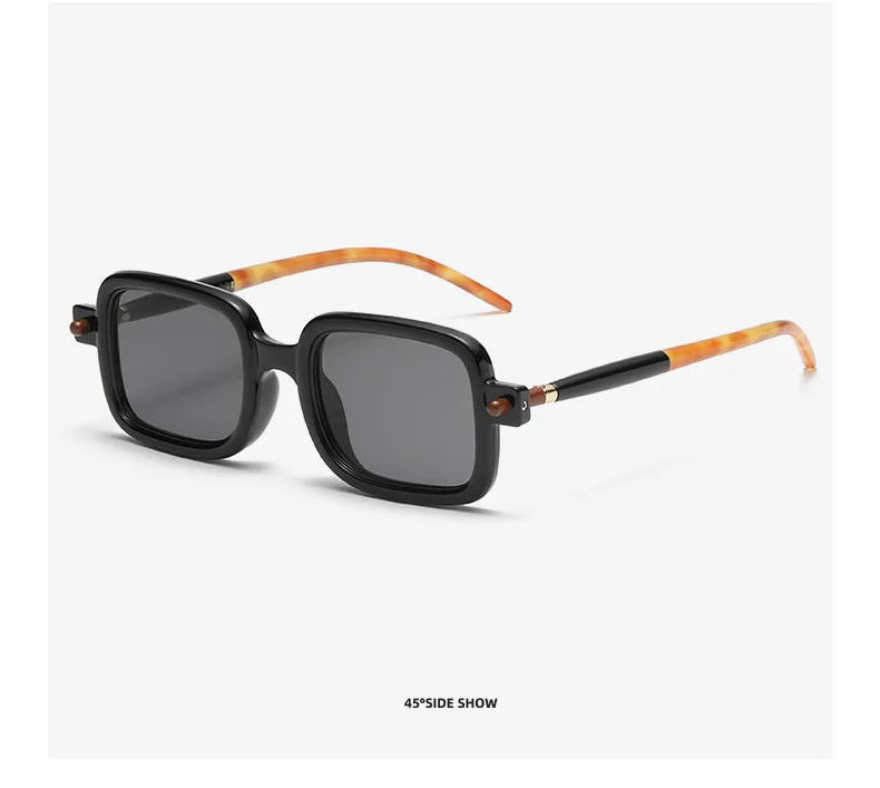 UVLAIK Myopia Optical Glasses Frame Men Women Retro Square Sunglasses Fashion Anti Blue Light Computer Goggles Eyglasses