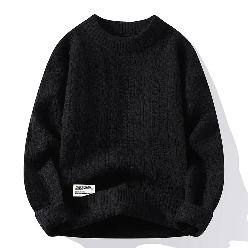 New Spring Men O-neck Sweaters Knitted Pullovers Man Outwear Loose Casual Sweaters Good Quality Male Streetwear Pullovers 4XL