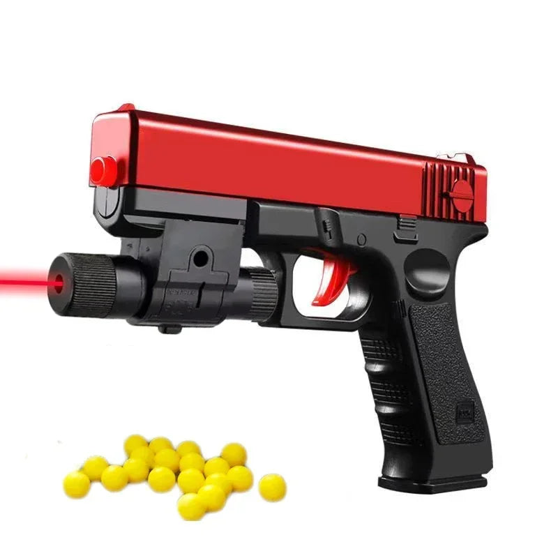 G G17 Foam Soft Bullet Toy Gun Airsoft Manual Pistol Launcher CS Shooting Games Weapons For Kids Boys Gift