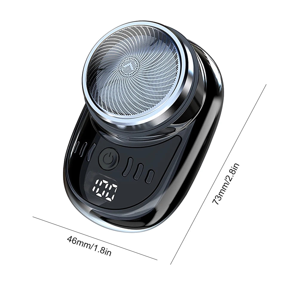 Mini Electric Travel Shaver For Men Pocket Size USB Charging Portable Painless Cordless Trimmer Knive Face Beard Razor