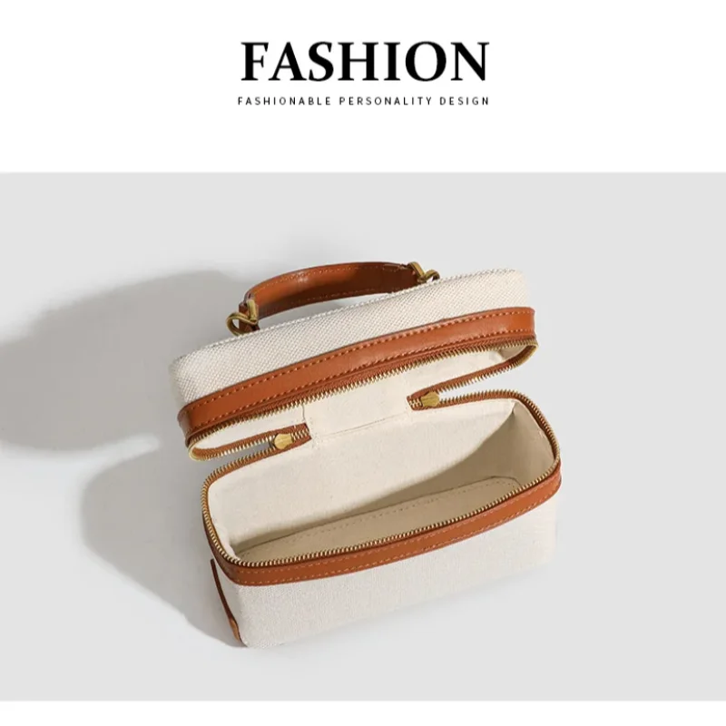 Fashion Box Women Handbags Designer Thick Canvas Shoulder Crossbody Bags Casual Spring and summer Small Purses 2025