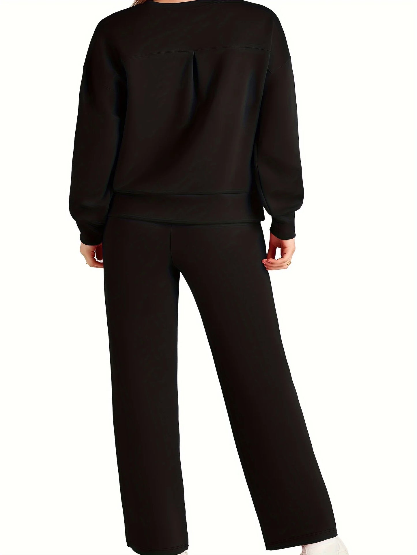 In autumn and winter 2024, popular women's plus-size casual commuting style straight pants with British fashion design.