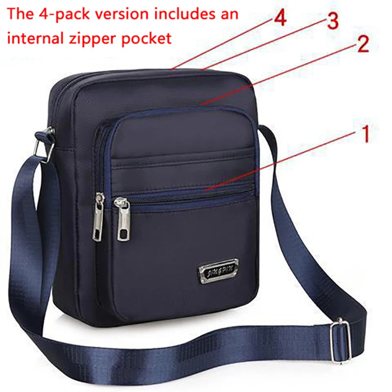 1Pieces Brand New Men Crossbody Bags Male Nylon Shoulder Bags Boy Messenger Bags Man Handbags Mountaineering Bag Christmas Gifts