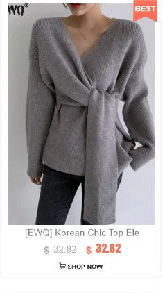 [EWQ] Khaki Fashion Woolen Coat With Belt Women Long Sleeve Elegant Lapel Wool Jacket Outwears 2025 Autumn Winter New 16U5035