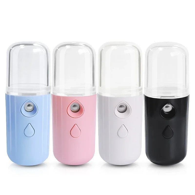 Handheld  mini spray face Steam meter  Nano spray water refill meter charging Portable eye moistening face humidifier household