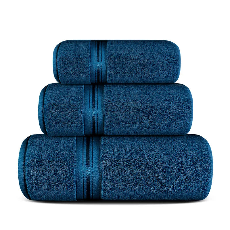 100% cotton thickened set absorbent adult bath towel super absorbent soft skin-friendly face wash bathroom face towel