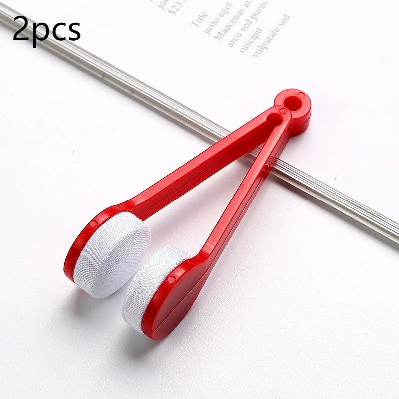 Portable Multifunctional Glasses Cleaning and Wiping Tool of Microfiber Cleaning Brush for Sunglasses Glasses Microfiber Cloth