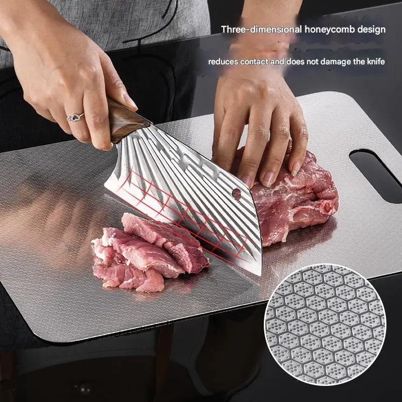 316 Stainless Steel Beehive Double-sided Thickened Cutting Board Antibacterial Mildew-proof Kneading Dough Board Cutting Board
