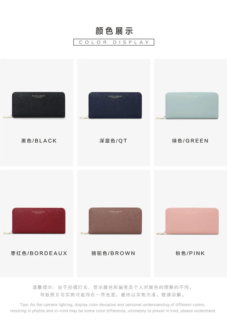 Women Wallet Fashion Purses for Woman Women's Long Style Simple Man Wallets Coin Purse Card Bag Woman's Bags Holders Luggage