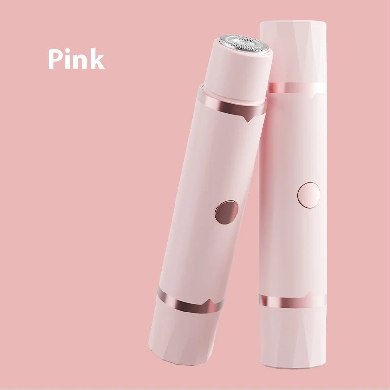 Double-head New Generation Body Hair Trimmer For Face Body Intimate Areas Removable Cutter Head Assembly For Easy Cleaning