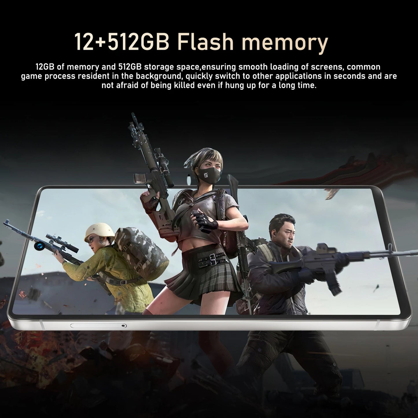 Global Vision S25 Pro Smartphone Android 12 8GB RAM 512GB ROM 6.8 Inch Phone 1920x1080HD 24MP+48MP 4G 5G Network Mobile Phones