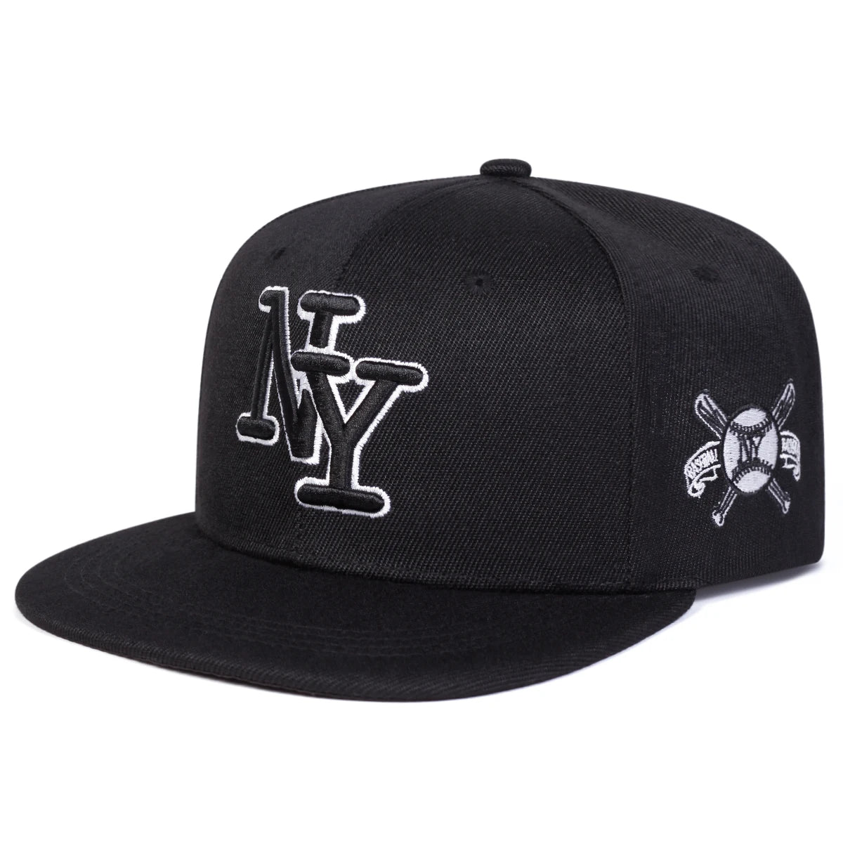 Unisex NY Letter Embroidery Hip-hop Hats Spring and Autumn Outdoor Adjustable Casual Baseball Caps Sunscreen Hat Sports Cap