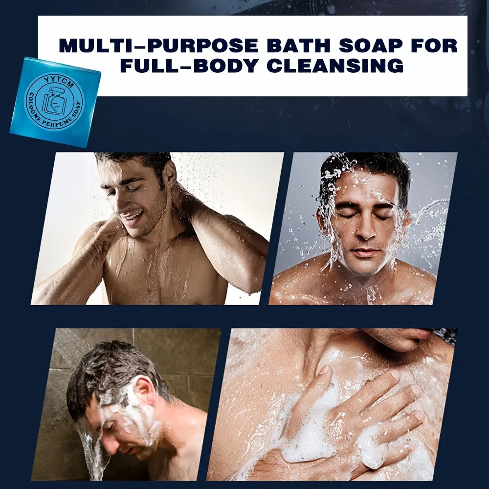 Men's Cologne Soap, Cologne Perfume Soap, Bath Soap Face Wash Bath Body Soap Essential Oil Handmade Soap 70g