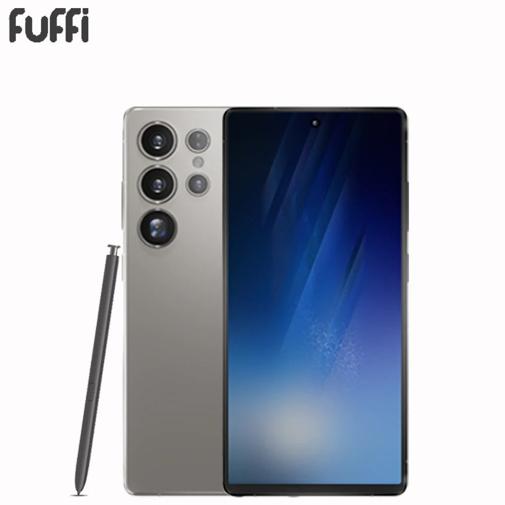 Global Vision S25 Pro Smartphone Android 12 8GB RAM 512GB ROM 6.8 Inch Phone 1920x1080HD 24MP+48MP 4G 5G Network Mobile Phones