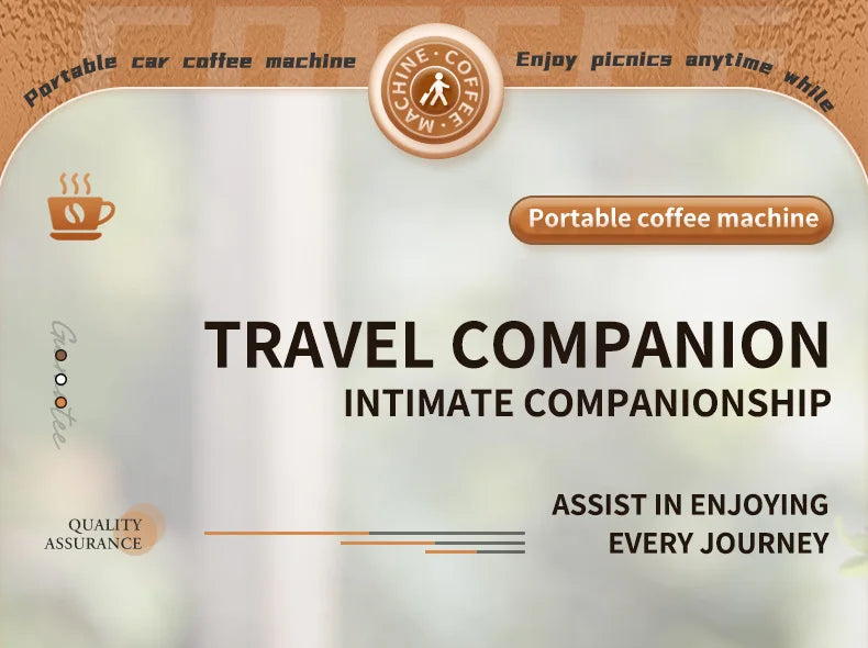 JFBONIN Electric Portable Coffee Machine Capsule Ground Coffee Brewer for Coffee Powder And Coffee Capsule - Coffee Maker