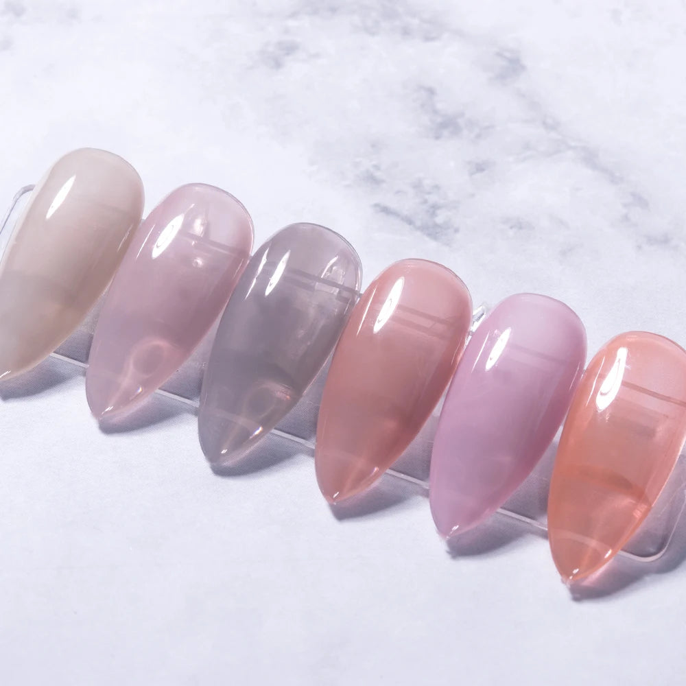 KODIES GEL New Gel Nail Polish 8ML Jelly Autumn Winter UV Semi Permanent Milky White Soft Nail Art Gels Varnish French Manicure