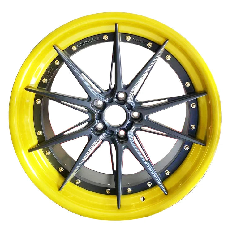 Forged Alloy Wheels 17 18 19 20 21 22 23 24 25 26 Inch Unique Wheel Modified Rim Flower Red Lip Black Chrome Pink Car Rims