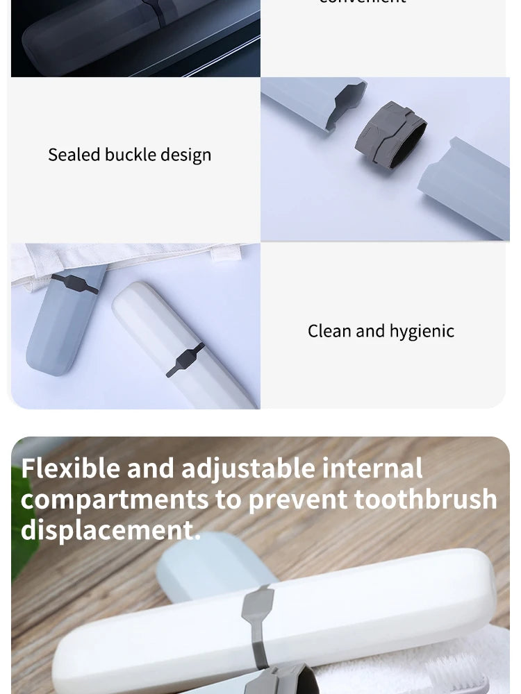 1/4pc Portable Toothbrush Cover Storage Box Daily Outdoors Travel Hiking Camping Toothbrush Holder Case Box Bathroom Accessories